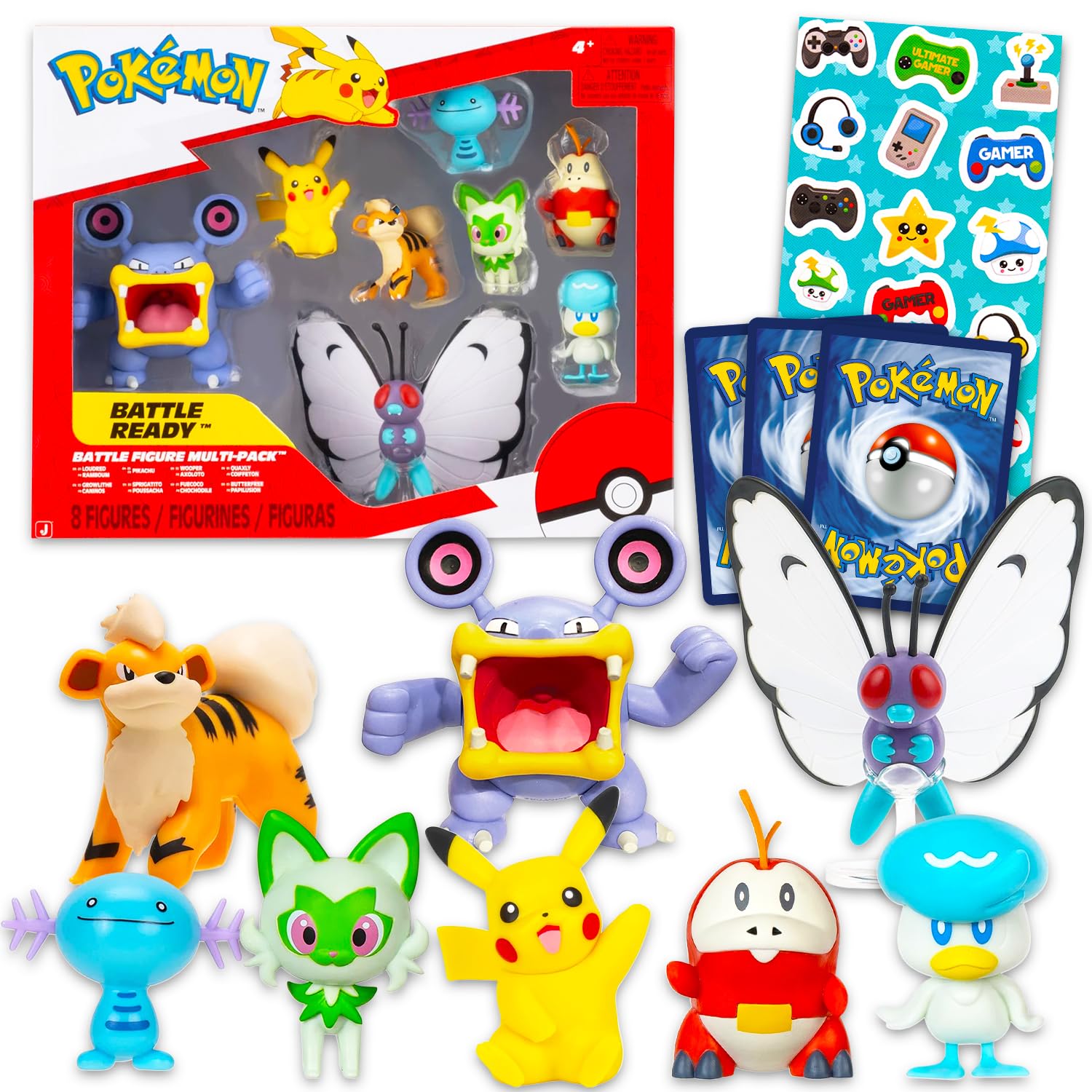 Amazon.com: Pokemon Battle Action Figure Pack – Bundle of 8 Mini
